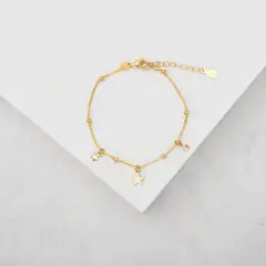 BY LAS CAYETANAS - Pulsera nudos y Estrellas
