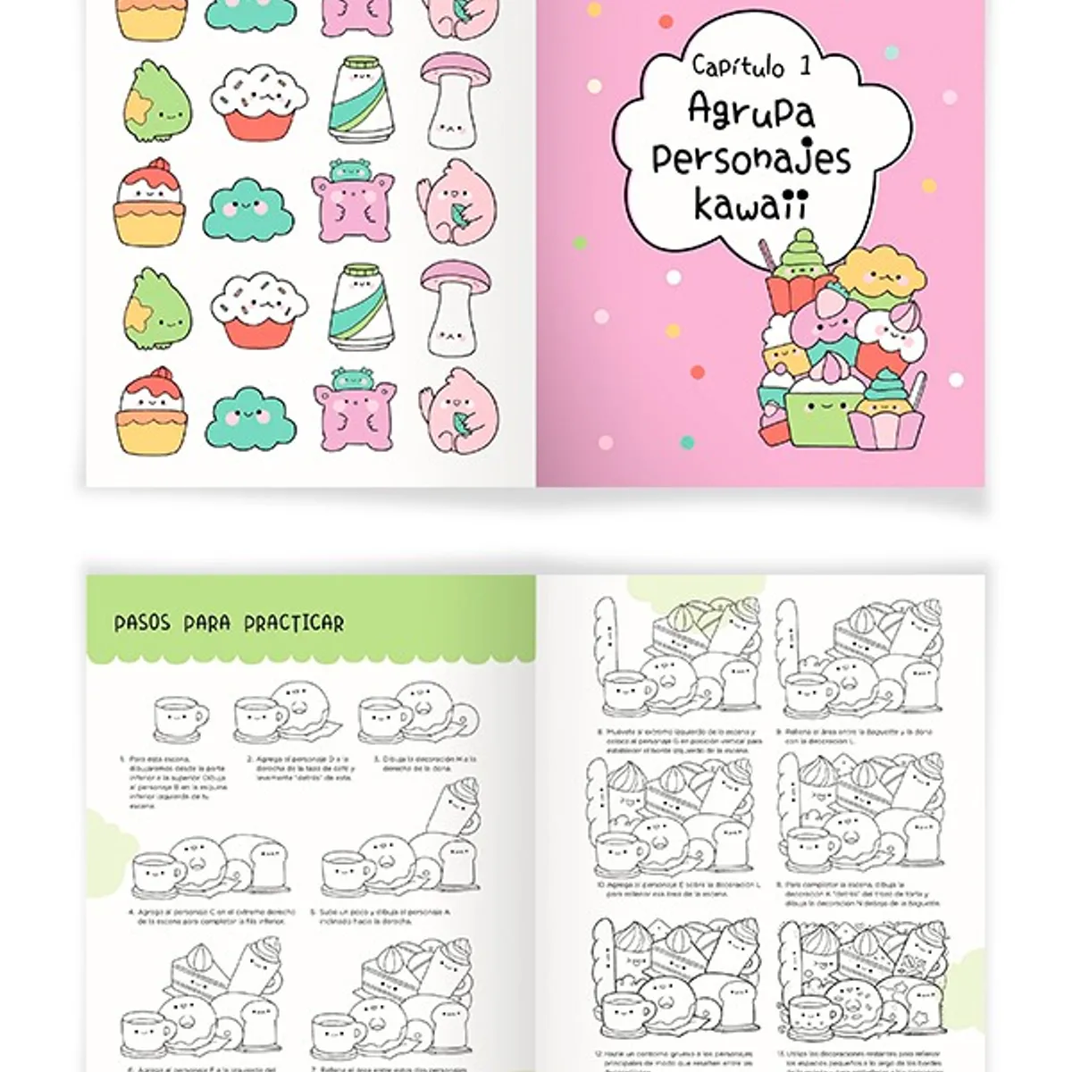 EDITORIAL CONTRAPUNTO - Mini Kawaii - Mundo De Dibujos Kawaii