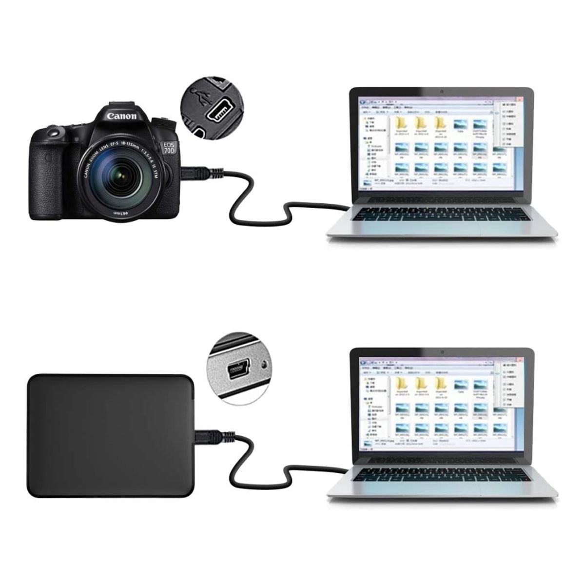 GENERICO - Cable mini USB V3 para Control Playstation Joystick Ps3cámara