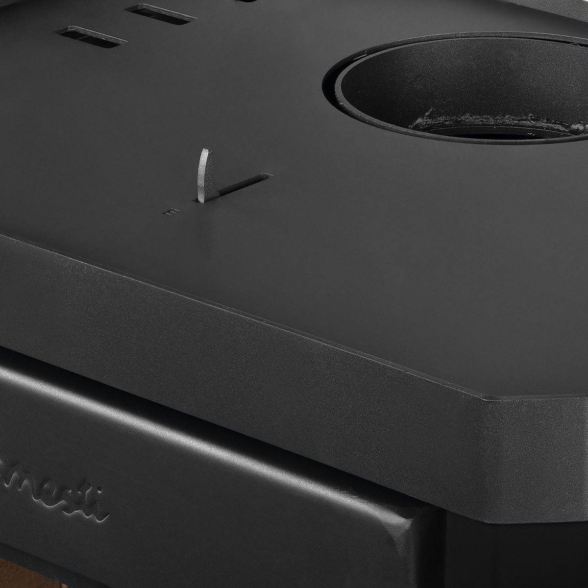 AMESTI - Calefactor a Leña Amesti Classic 400 Negro satinado