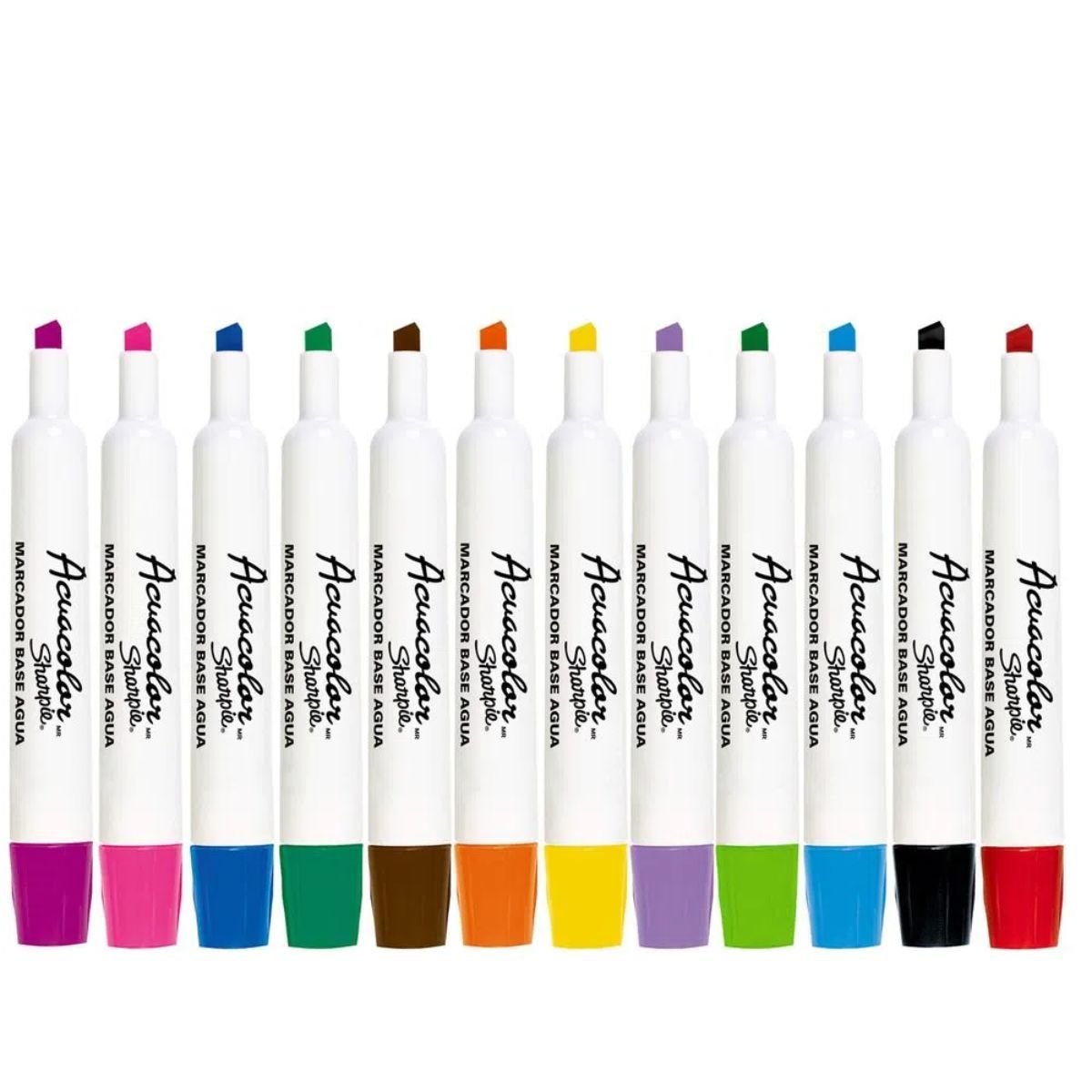 SHARPIE - Set Marcadores Sharpie Acuacolor 12 Colores Surtidos
