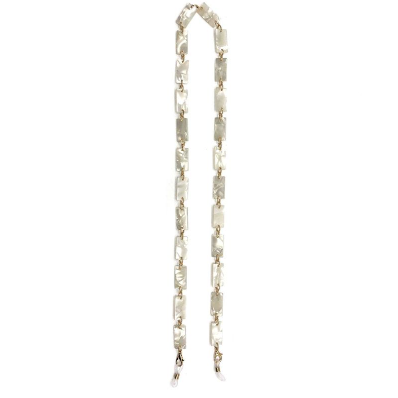 BONOBOSS - Colgante Correa Strap de Acetato Reciclado Blanco