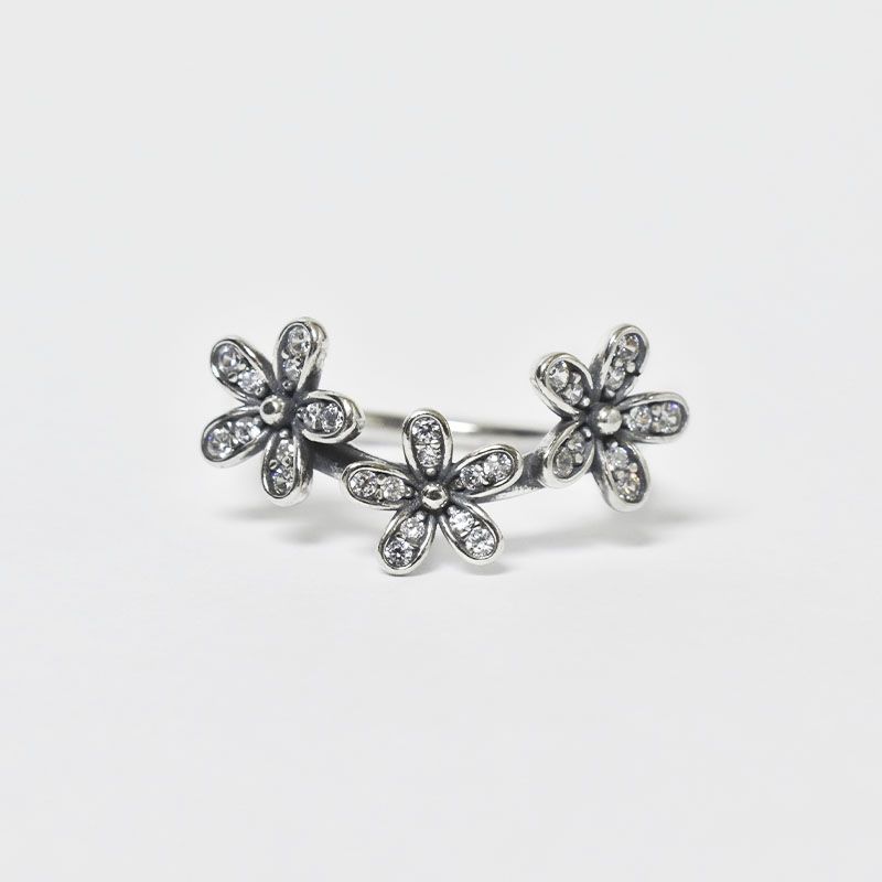 ROSETT - Anillo con tres flores en circones