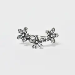 ROSETT - Anillo con tres flores en circones