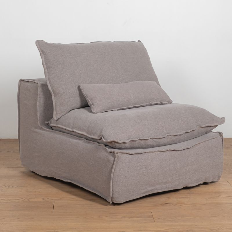 AMOBLE - Poltrona Domingo Gris Amoblé…