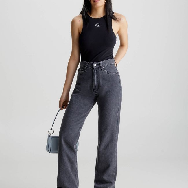 CALVIN KLEIN - Camiseta de tirantes de algodón orgánico Negro Calvin Klein