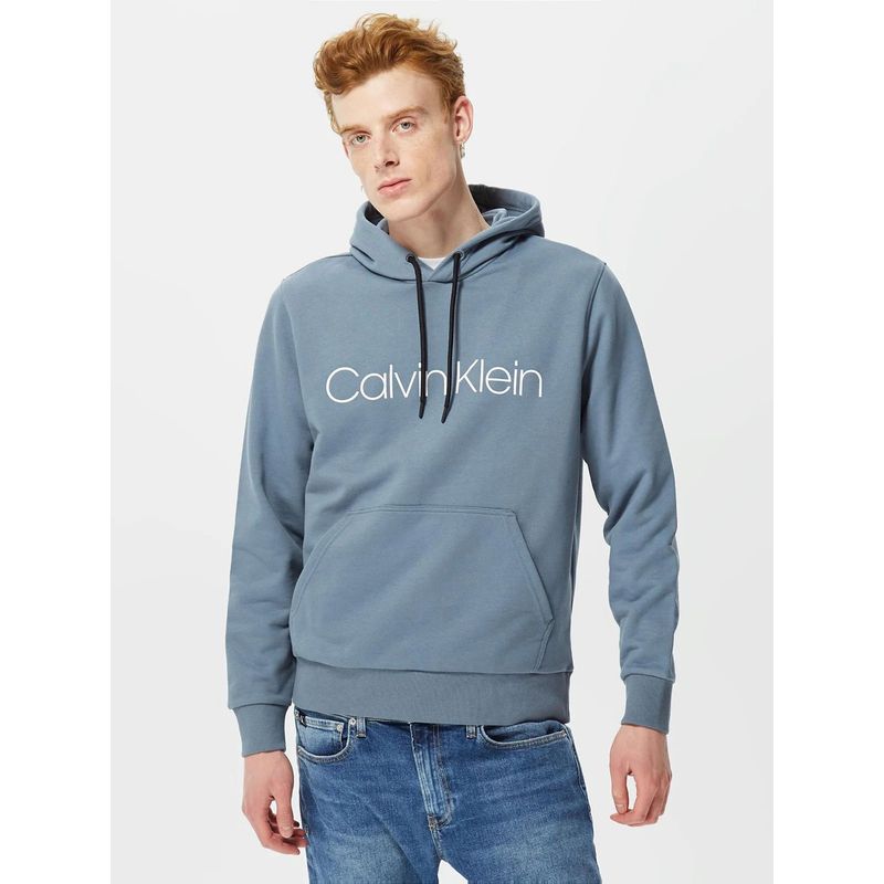 CALVIN KLEIN - Sudadera con capucha y logo Gris Calvin Klein