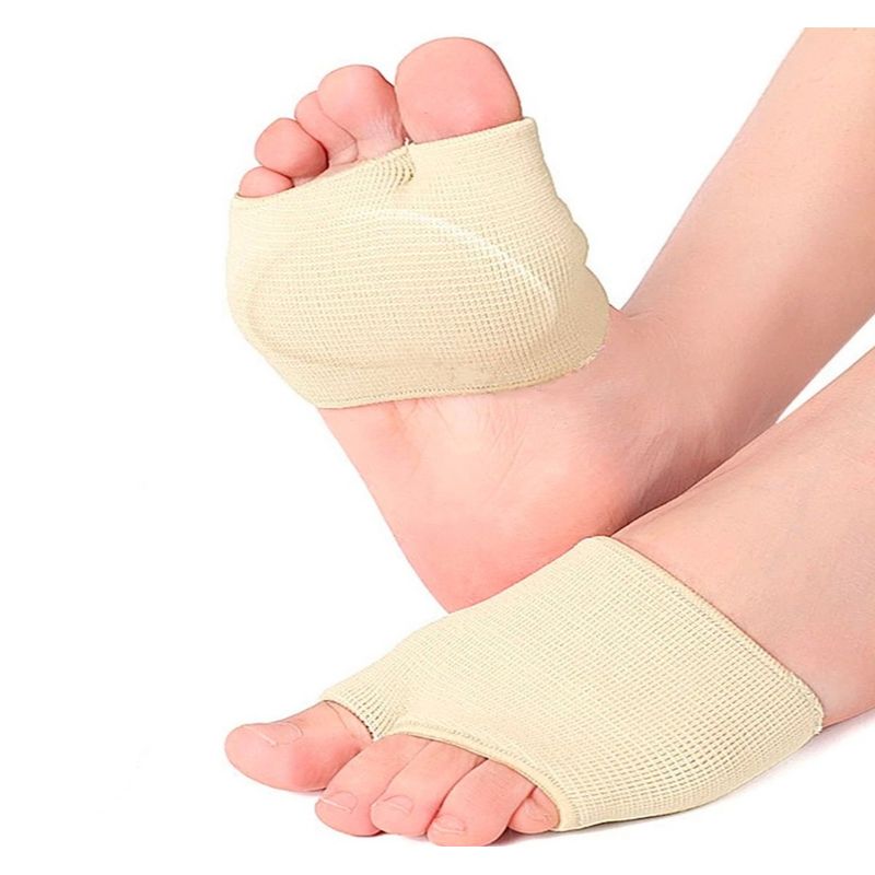 GENERICO - Par Almohadillas Metatarsianas Dedos Pies Piel Talla S