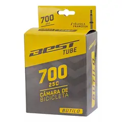 BEST - Camara Bicicleta Ruta Aro 700 X 25c V.francesa 60mm