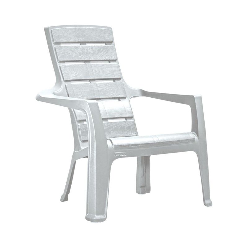 RIMAX - Sillon de Terraza plastico Gris Baru Rimax
