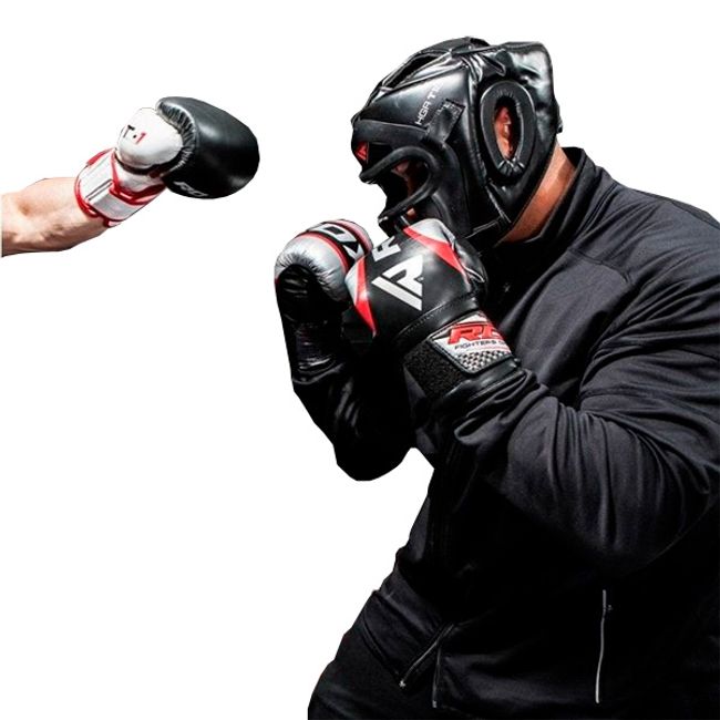 RDX - Protector De Cabeza Rdx Grill Pro Rojo -Talla L - Hgr-t1r