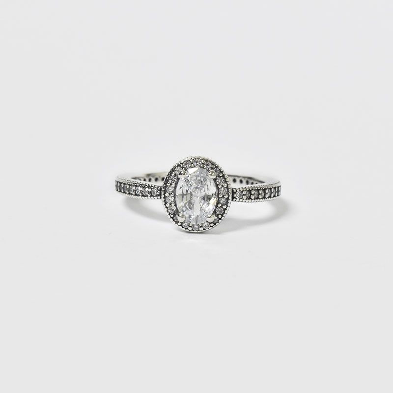 ROSETT - Anillo halo en circones