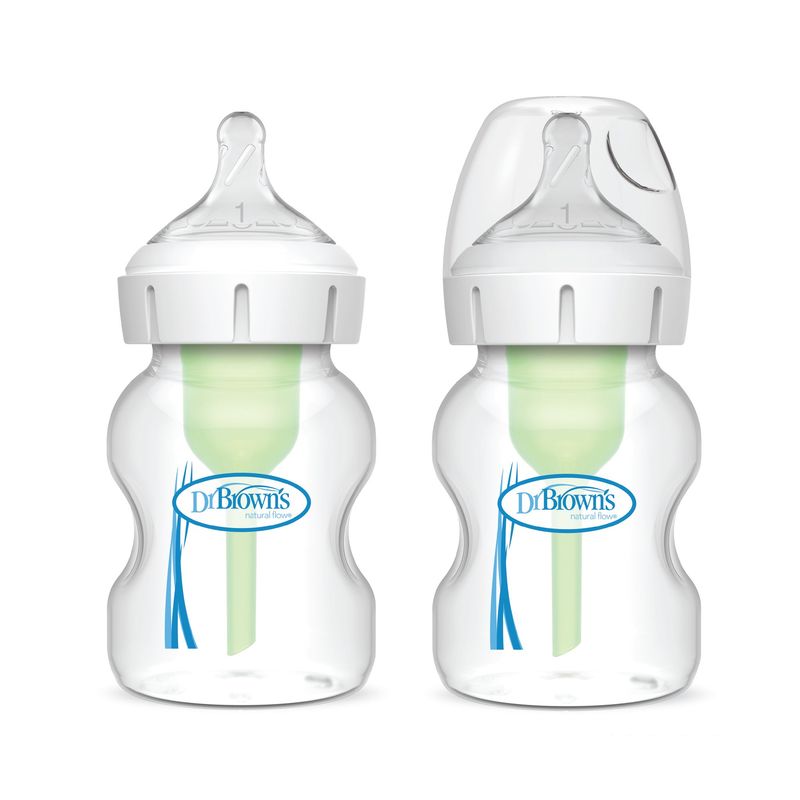 DR BROWN'S - Pack 2 Mamaderas Boca Ancha Dr. Brown´s Options+ 150Ml