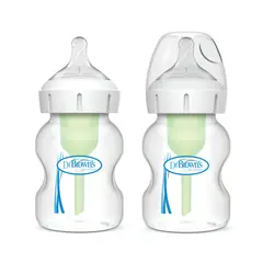 DR BROWN'S - Pack 2 Mamaderas Boca Ancha Dr. Brown´s Options+ 150Ml
