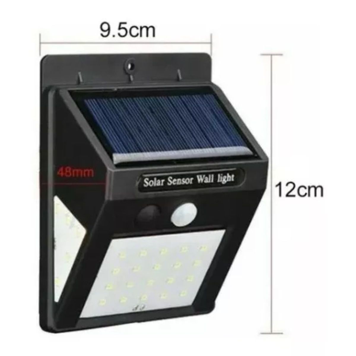 TASBEL - X2 Aplique Solar 30 Led, Mas Led Q Otros Modelos,ip65 Exterior.