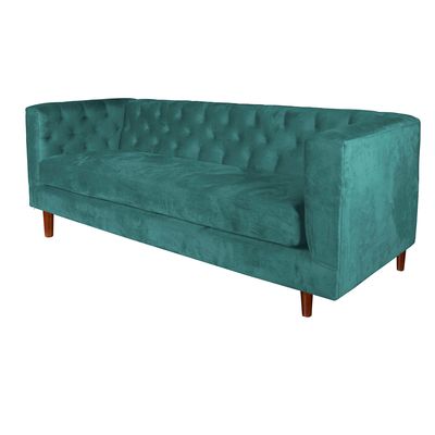 Imagen 2 del producto Sofa Brescia 3 Cuerpos Tela Velvet Vivian Verde