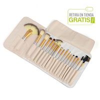 Set 24 Brochas Maquillaje Profesional + Estuche