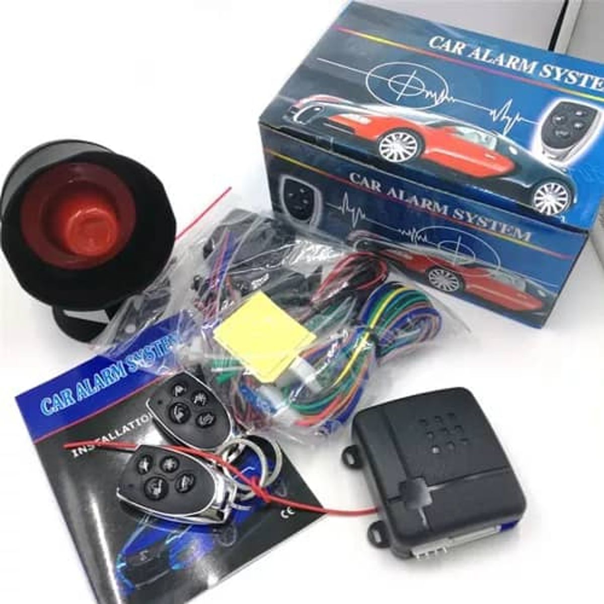 GENERICO - Alarma Universal de 4 vías con sistema de cortacorriente