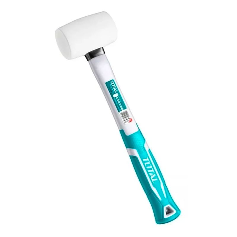 TOTAL TOOLS - Combo Martillo Mazo De Goma 8oz Total Tht76836