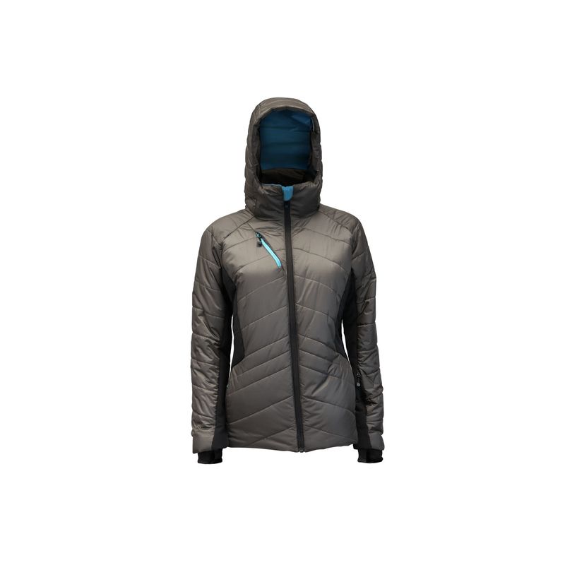 ABSOLUTE ZERO - Parka Thinsulate Mujer Gris/Negro Z-9100 ABSOLUTE ZERO