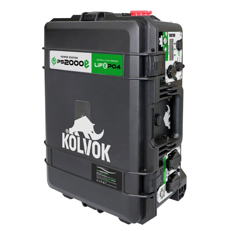 KOLVOK - Generador eléctrico solar portátil 2000W