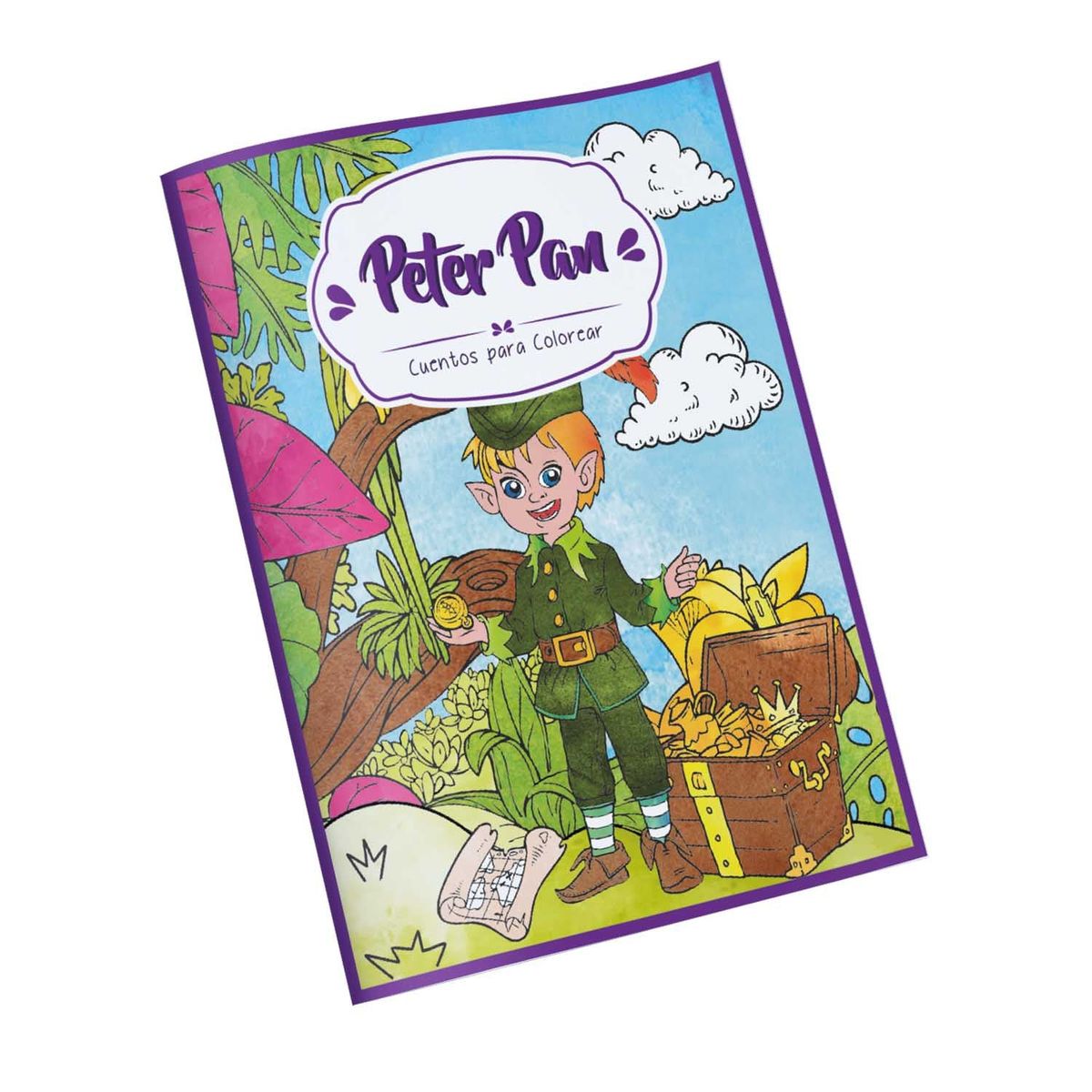 ART AND CRAFT - Cuento para colorear Peter Pan