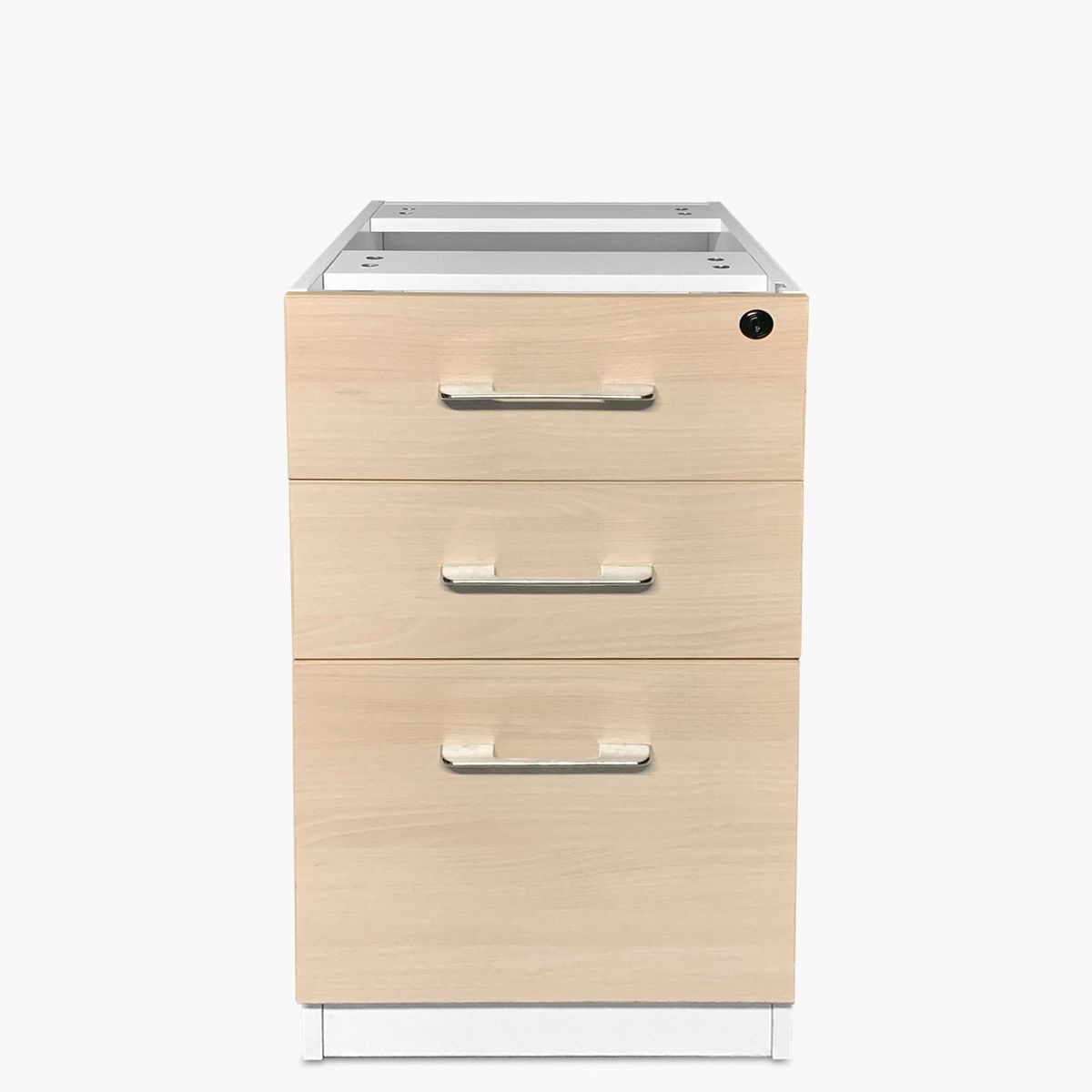 FORM OFFICE - Cajonera Melamina Pedestal Natura/Blanco Form