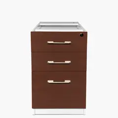 FORM OFFICE - Cajonera Melamina Pedestal Wengue/Blanco Form