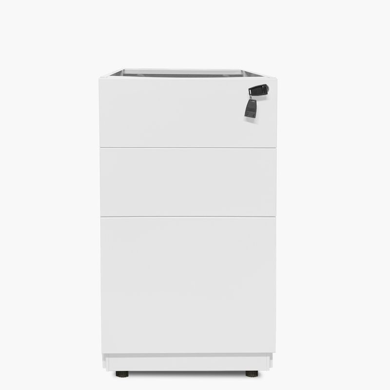 FORM OFFICE - Cajonera Metálica Pedestal Blanco Form