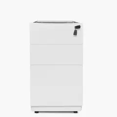 FORM OFFICE - Cajonera Metálica Pedestal Blanco Form