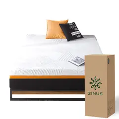 ZINUS - Colchón 2 Plazas Long 150x200x30cm Regula Temperatura
