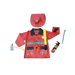 GENERICO - Disfraz De Bombero Con Accesorios