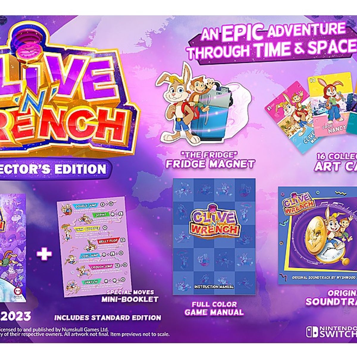 NINTENDO - Clive n Wrench Collectors Ed - Switch Físico - Sniper