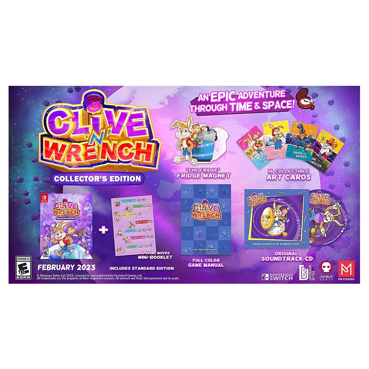 NINTENDO - Clive n Wrench Collectors Ed - Switch Físico - Sniper