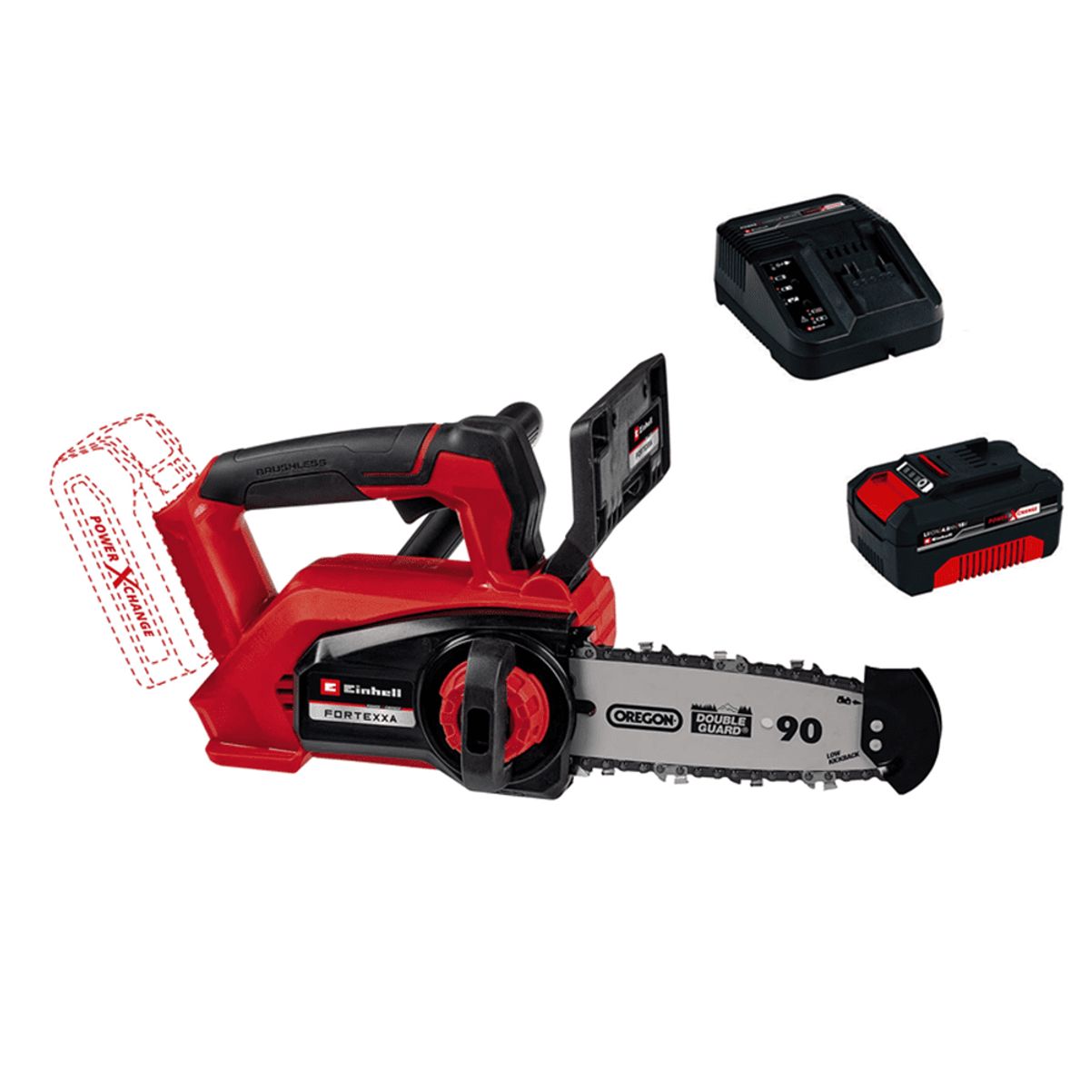 EINHELL - Motosierra Inalambrica 18v 200mm Bateria  Cargador Einhell