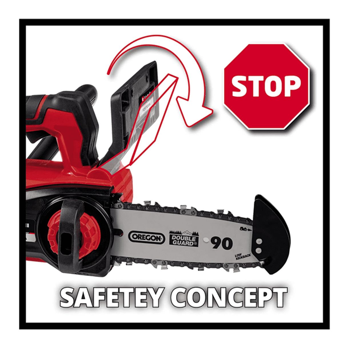 EINHELL - Motosierra Inalambrica 18v 200mm Bateria  Cargador Einhell