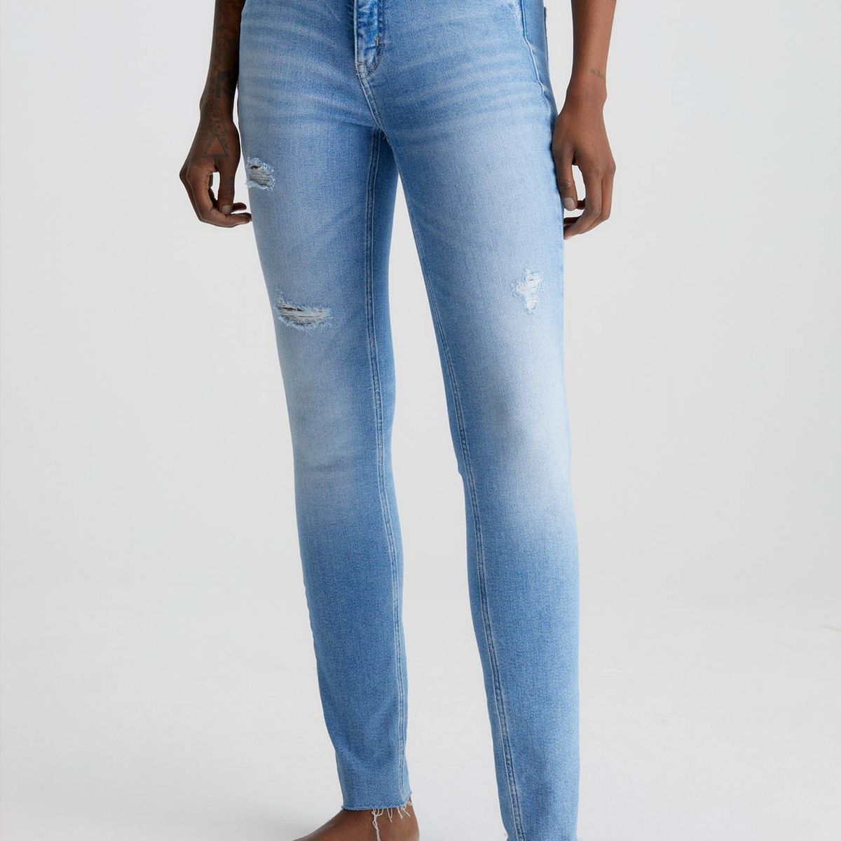 CALVIN KLEIN - High Rise Skinny Jeans Celeste Calvin Klein