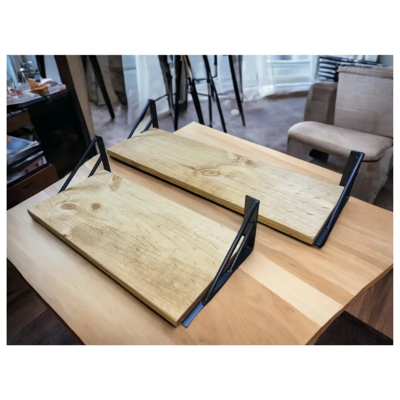 GENERICO - Repisas Flotantes De Madera Multiproposito Kit X2