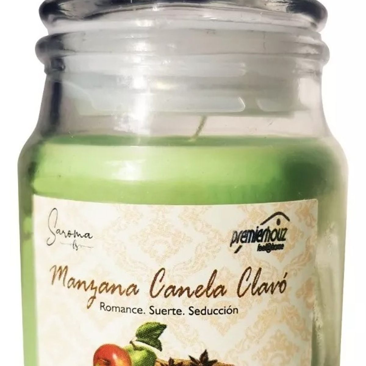 GENERICO - Vela Aroma Manzana Canela Clavo Romance Suerte Y Seducción 85grs