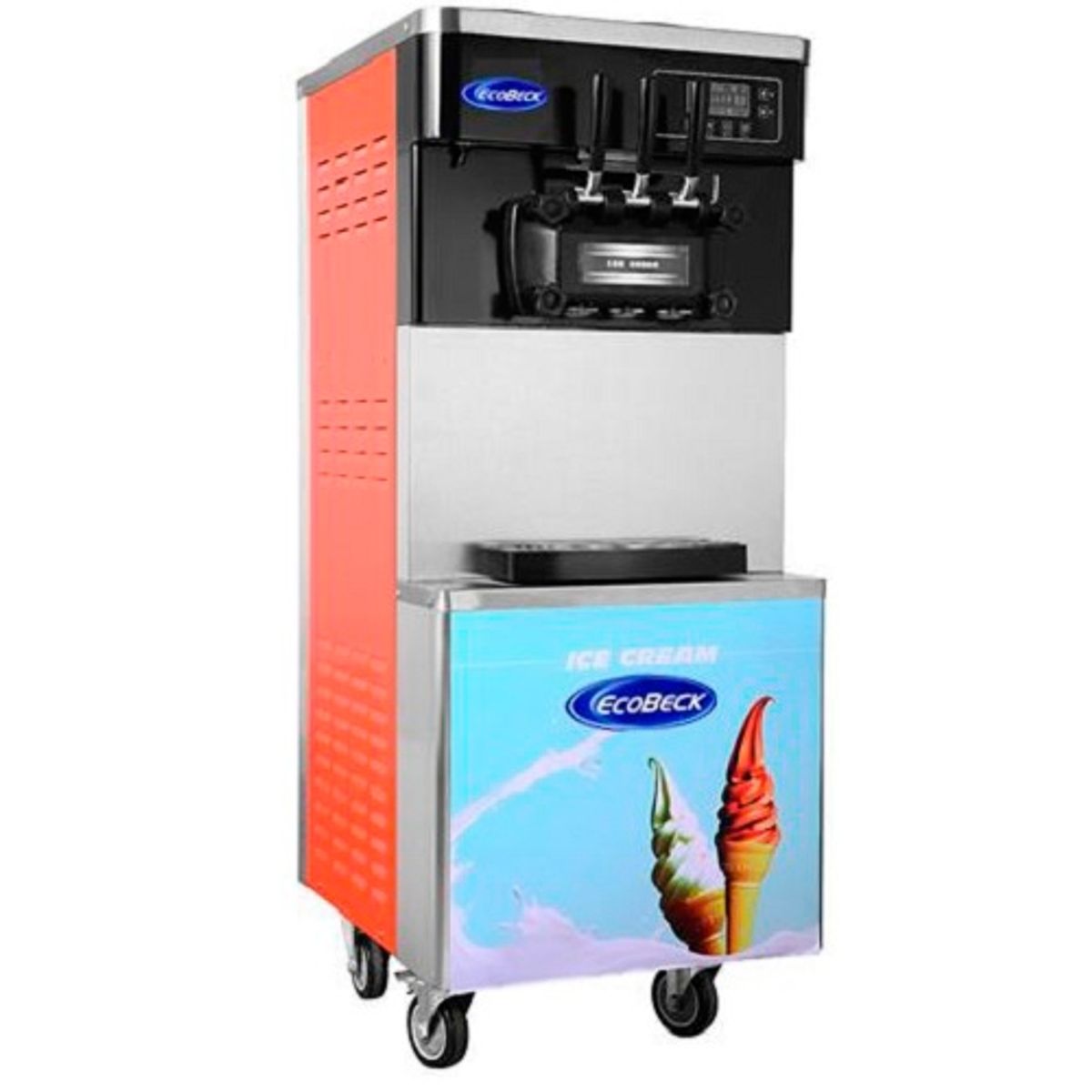 ECOBECK - MAQUINA DE HELADOS TIPO SOFT MODELO YKF 830 PISO