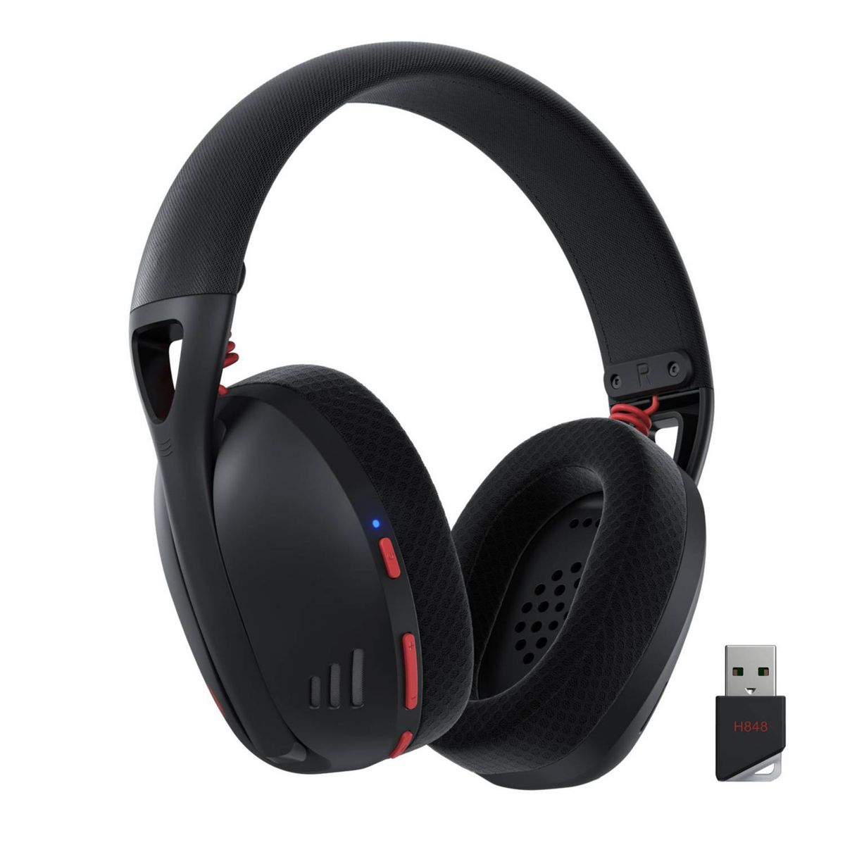 REDRAGON - Audifono Redragon H848 Ire Pro Negro Wireless Wire Bt Usb-c