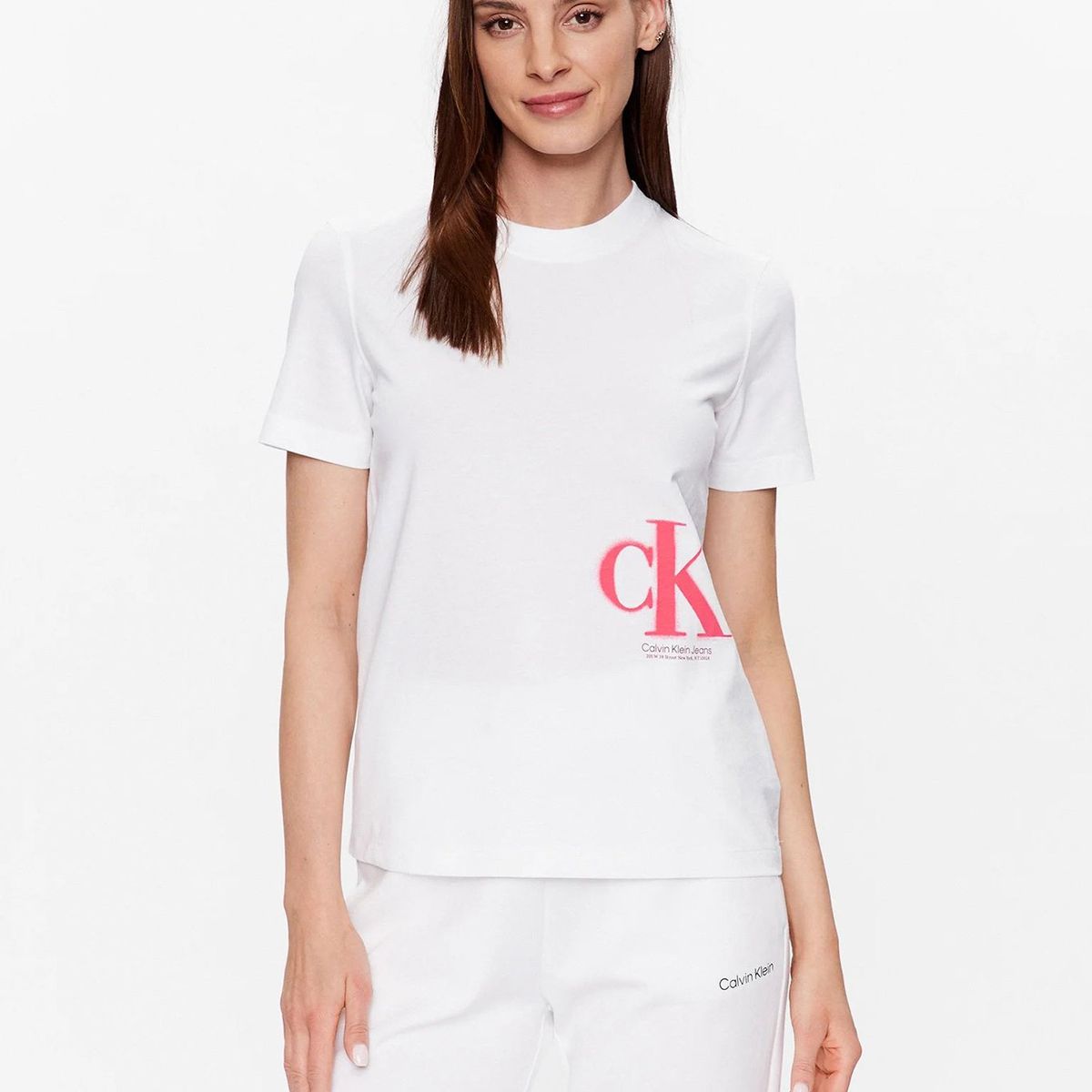 CALVIN KLEIN - Camiseta con logo Blanco Calvin Klein