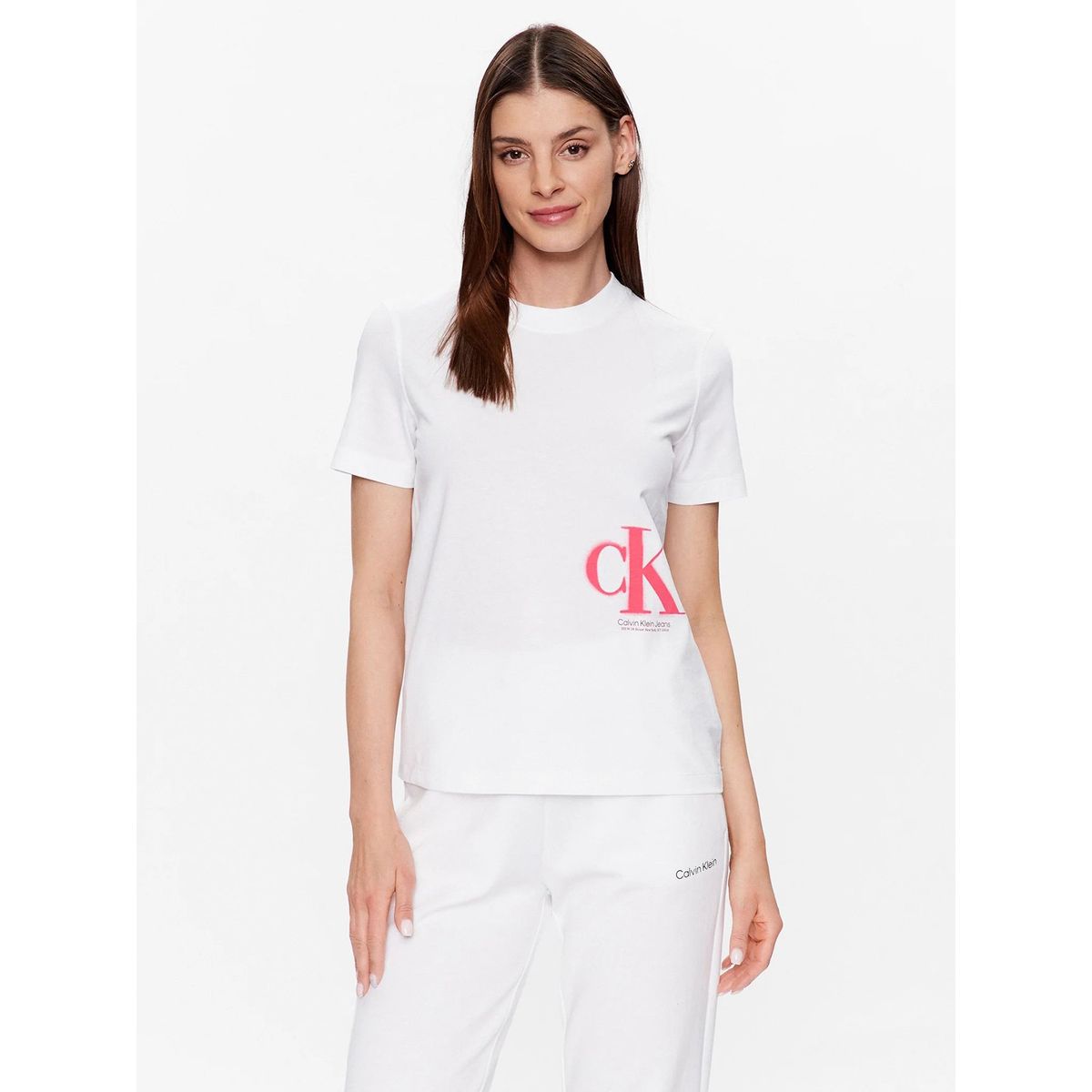CALVIN KLEIN - Camiseta con logo Blanco Calvin Klein