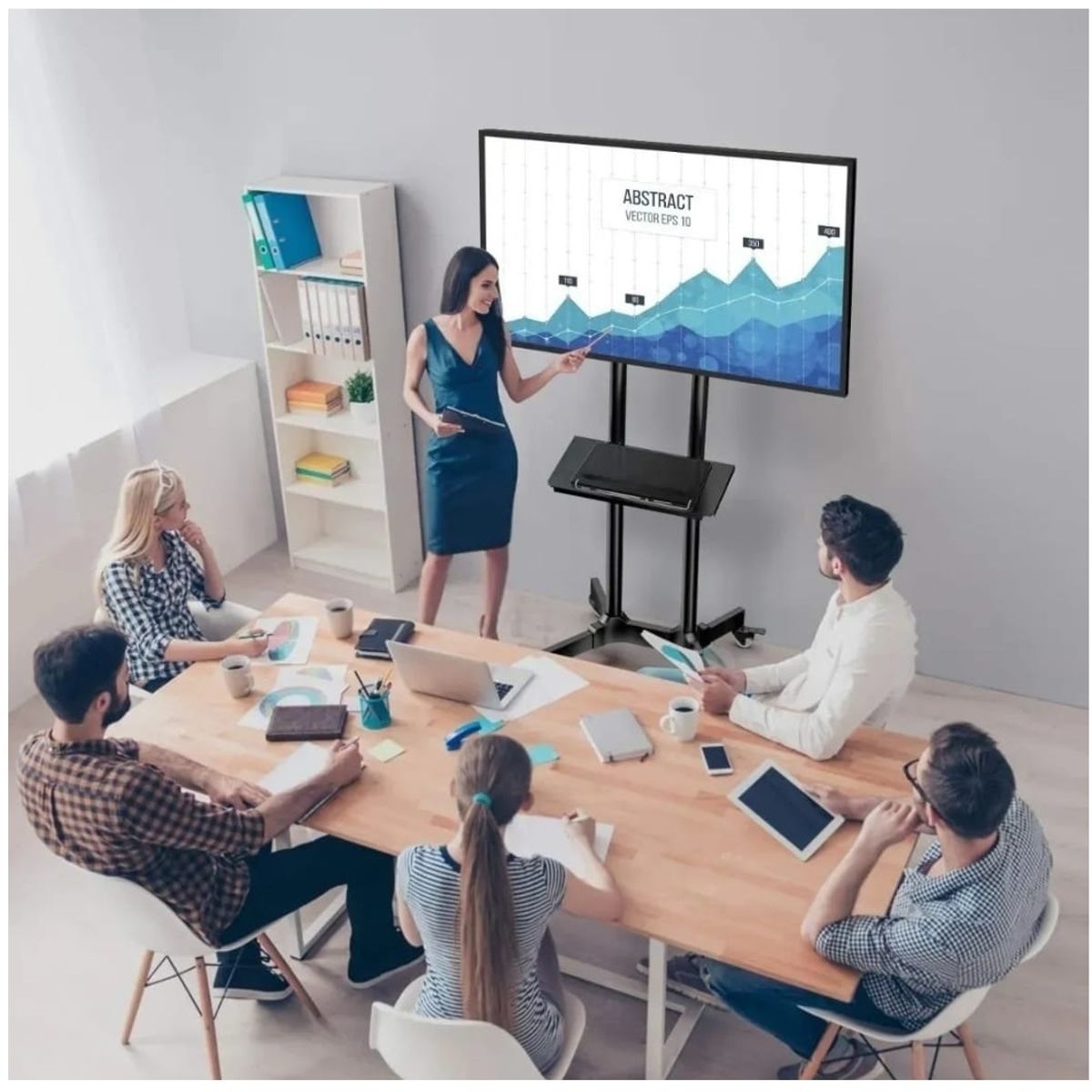 GENERICO - Soporte Tv 32 A 70 Pedestal Ruedas Soporte Stand Móvil