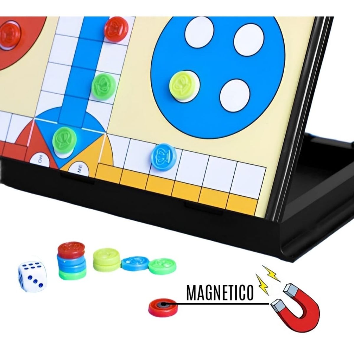 GENERICO - Ludo Magnetico Juego De Mesa