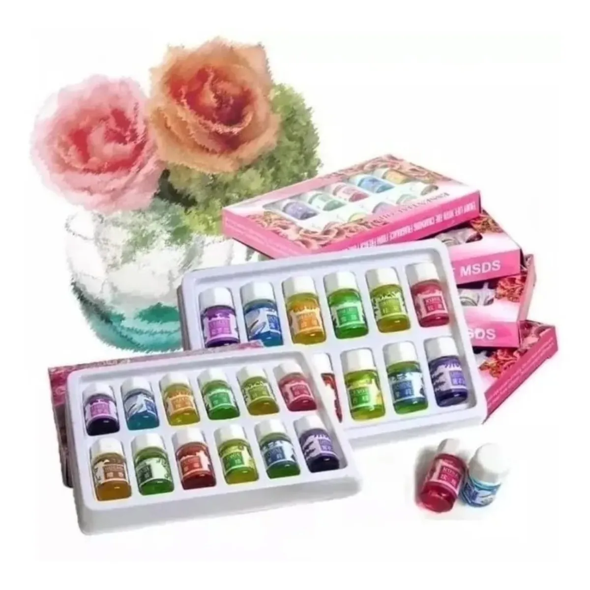 GENERICO - Pack x12 Esencias Aceites aromáticos Ricos Aromas