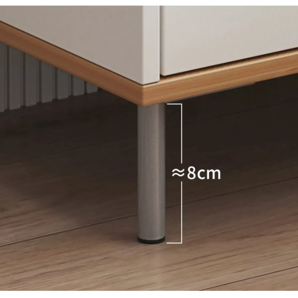 HOMER DESIGN - Velador vanguardia 2 Niveles Con Cajones Homer Design 45*40*60cm