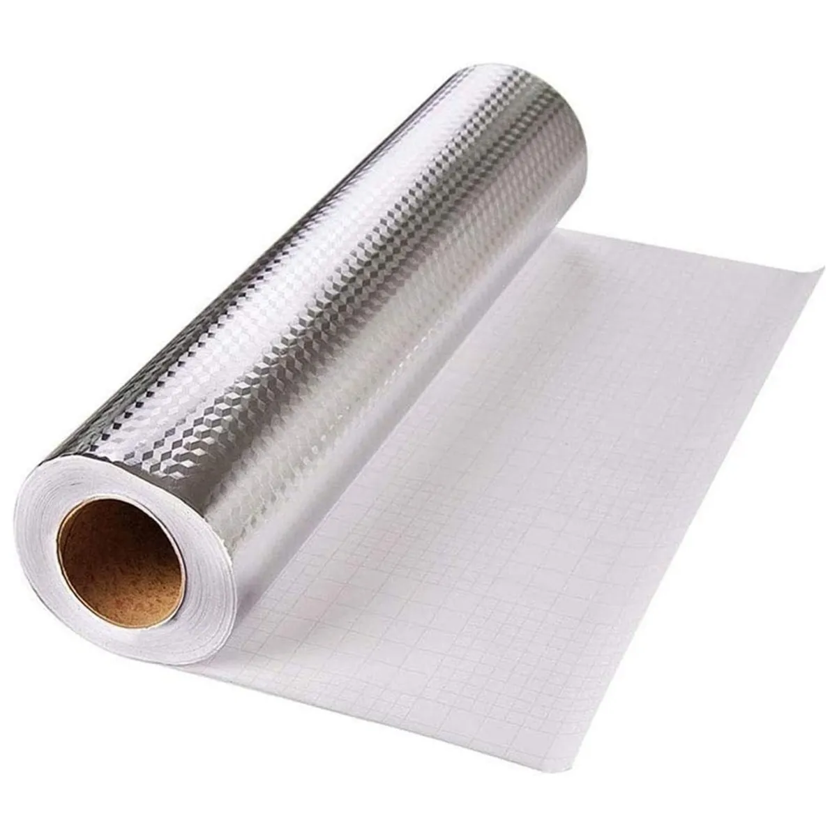 GENERICO - Papel Autoadhesivo De Aluminio Para Cocina 60x1000cm