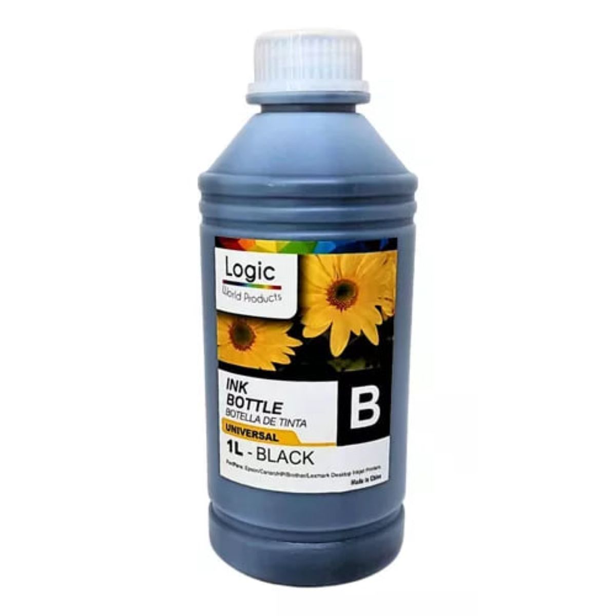 LOGIC - Tinta Negra Dye Universal Para Impresora Calidad Premium