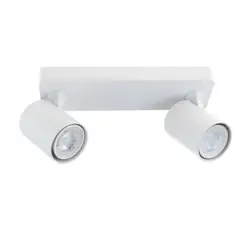 BOSCO - FOCO SOBREPUESTO 2XGU10 DIRIGIBLE ABIT BLANCO